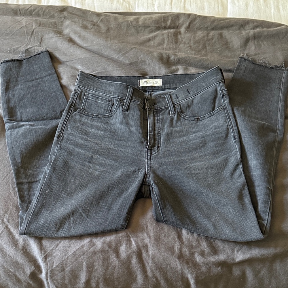 Madewell Charcoal Skinny Jeans